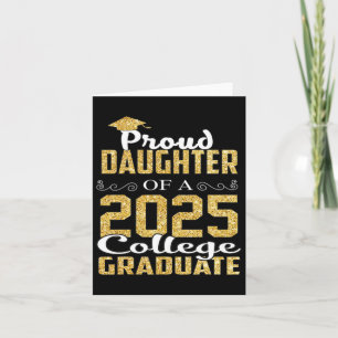 Carte Fier Fille De 2025 Graduate College Shirt Grad