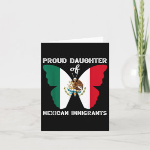 Carte Fier Fille Des Immigrants Mexicains Latino Anti-r