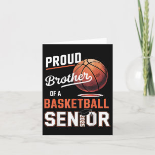 Carte Fier Frère D'Un Basket-Ball Diplômé De 2025