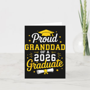 Carte Fier grand-père diplômé 2026 illustration de remis