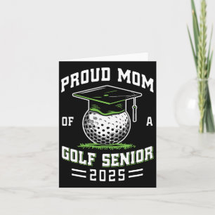 Carte Fier Maman D'Un Golf Senior Cl De 2025 Graduation