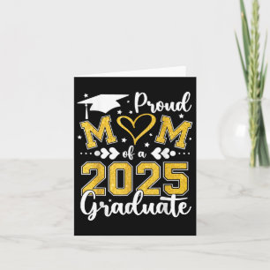 Carte Fier Maman D'Un Graduate Maman 2025 Graduation 202