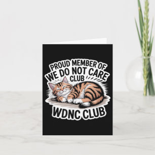 Carte Fier Membre De Wdnc Nous Ne Nous Intéressons Pas A