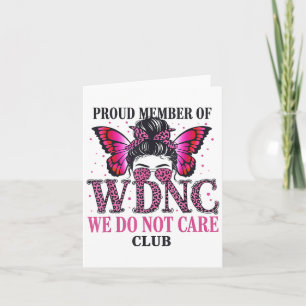 Carte Fier Membre De Wdnc Nous Ne Nous Intéressons Pas A