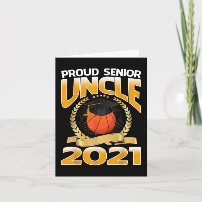 Carte Fier oncle senior 2021 Basketball (Devant)