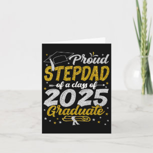 Carte Fier papa d'un diplômé de 2025 Senior 25 Diplômé