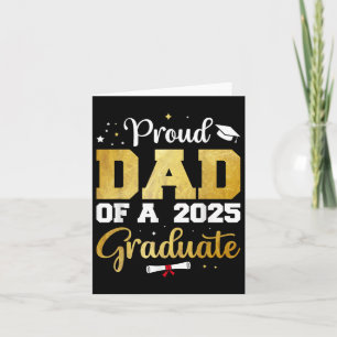 Carte Fier Papa D'Un Diplômé Papa De 2025 Graduate 2025