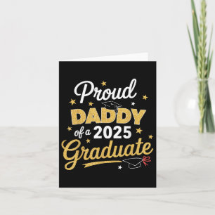 Carte Fier Papa D'Un Gradué Papa 2025 Graduate Graduatio