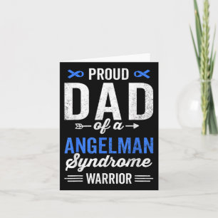 Carte Fier Papa D'Un Survivant Guerrier Du Syndrome Ange