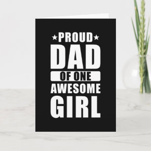 Carte Fier Papa Une Fille