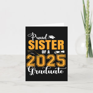 Carte Fier Soeur D'Un Cl De 2025 Graduate Graduation