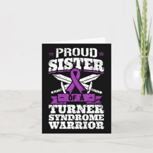 Carte Fier Soeur D'Un Tourneur De Syndrome Guerrier Ts C
