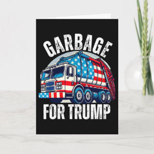 Carte Fier supporter de Trump poubelle poubelle pour Tru