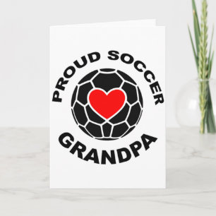 Carte Fier T Shirt de Grand-Père de Footballeur