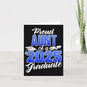 Carte Fier Tante D'Un Diplômé 2025 Cl De 2025 Graduatio
