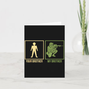 Carte Fière armée frère I-marine Force aérienne Seal Ran