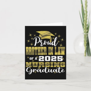 Carte Fière beau-frère de la promotion 2025 diplômé en s