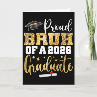Carte Fière Bruh D'une Cl De 2026 Diplômé(e) Senior Dipl