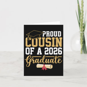 Carte Fière Cousin D'Un 2026 Graduate Senior Cl De 2026