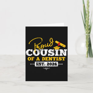 Carte Fière cousine d'un dentiste promotion 2026