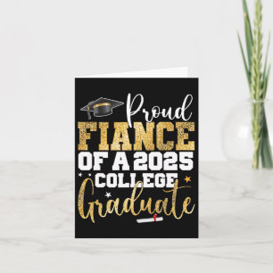 Carte Fière Fiance De 2025 Graduate College Graduation P