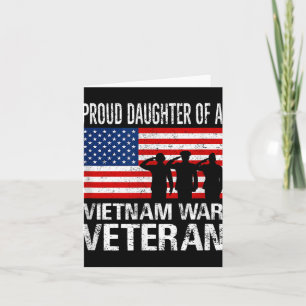 Carte Fière fille d'un vétéran de la guerre du Vietnam