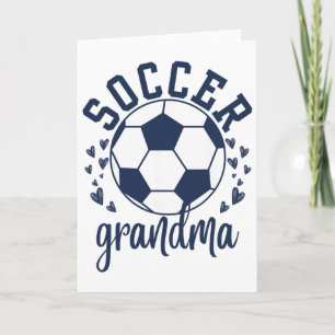 Carte Fière grand-mère de football Fête des Mères