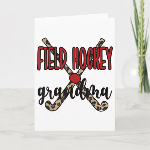 Carte Fière grand-mère de hockey sur gazon Grand-mère de