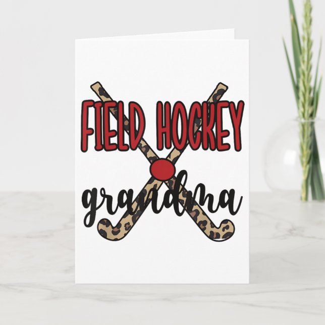 Carte Fière grand-mère de hockey sur gazon Grand-mère de (Devant)
