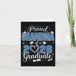 Carte Fière Grand-Mère D'Un Cl De 2026 Gradué 26 Senior