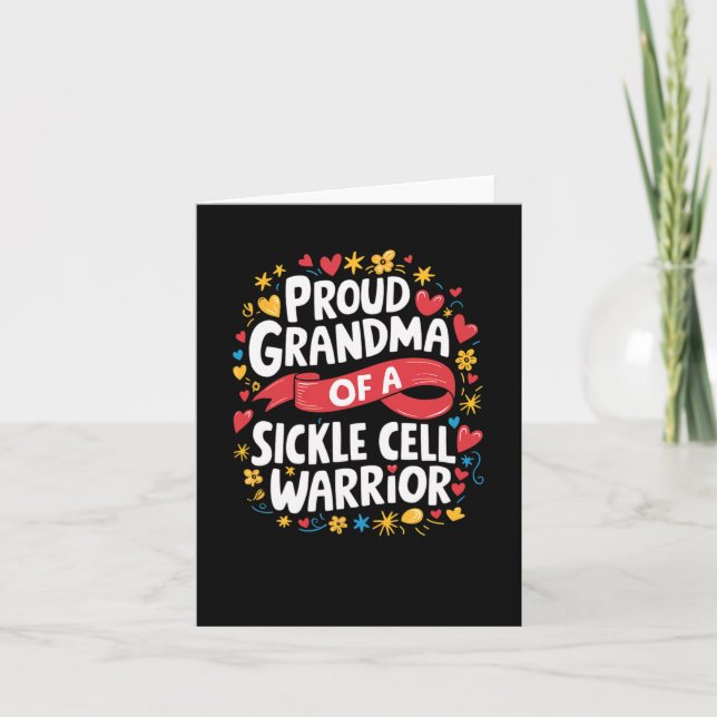 Carte Fière Grand-Mère D'Une Cellule De Guerrier De Fauc (Devant)