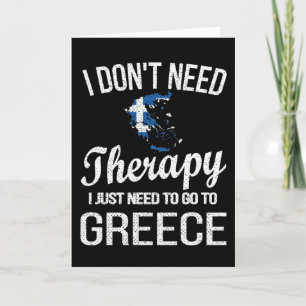 Carte Fière héritage grec Grèce Racines drapeau grec