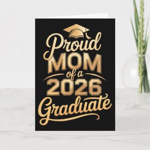 Carte Fière maman d'un diplômé de 2026 T-shirt de remise