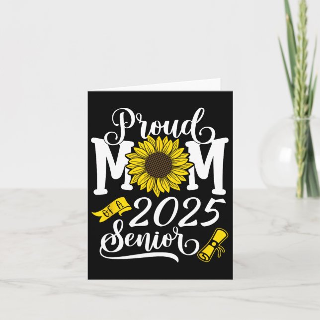 Carte Fière Maman D'Un Senior 2025 (Devant)