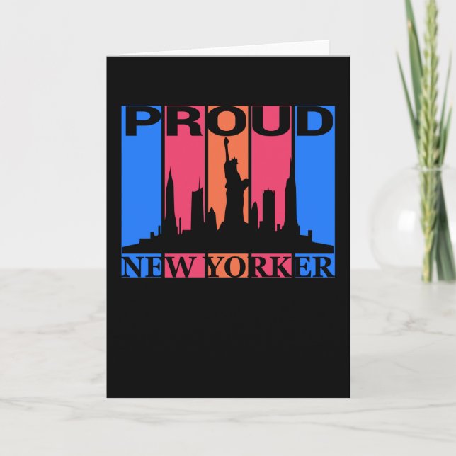 Carte Fière New Yorker - New York Lover (Devant)