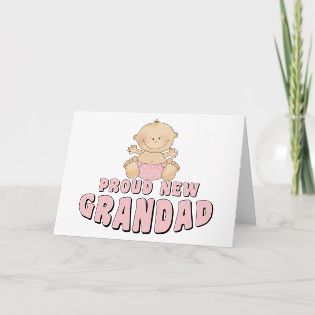 Carte Fière nouvelle    Grand-père Fille (Devant)