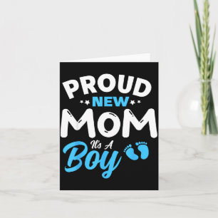 Carte Fière nouvelle maman C'est un garçon C'est un garç