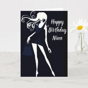 CARTE FIERTÉ/AMOUR ANNIVERSAIRE DE LA "NIECE"