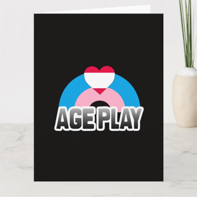 Carte Fierté de jeu d'âge (Devant)
