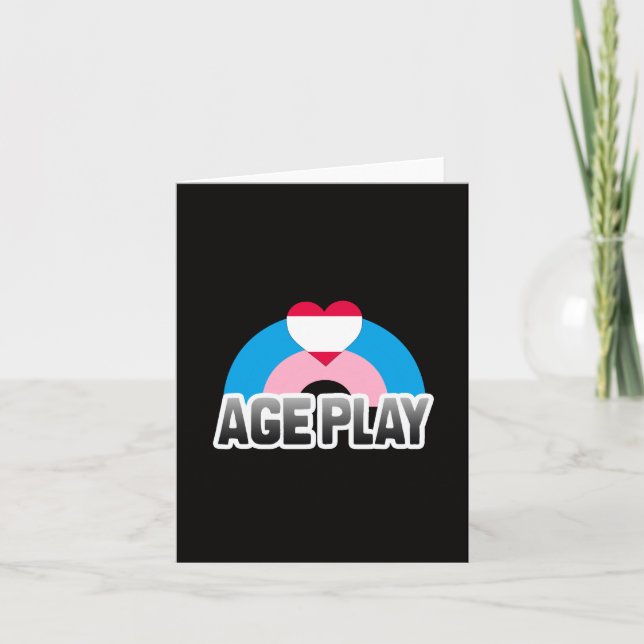 Carte Fierté de jeu d'âge (Devant)
