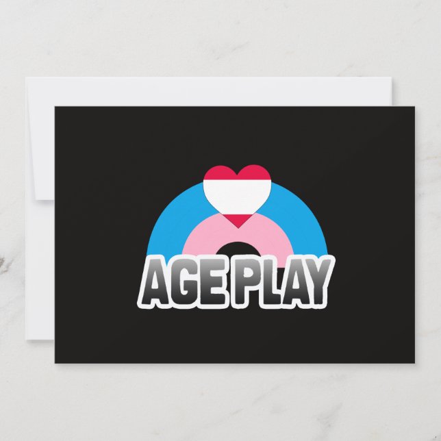 Carte Fierté de jeu d'âge (Devant)