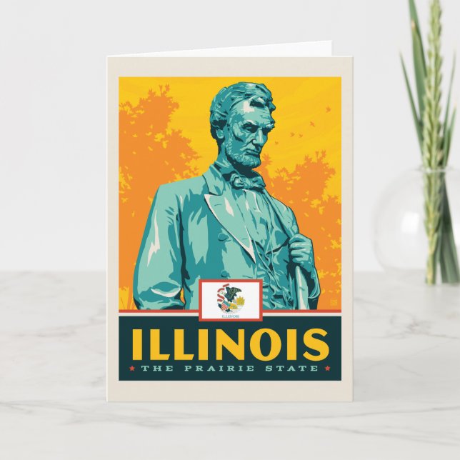 Carte Fierté de l'État | Illinois (Devant)