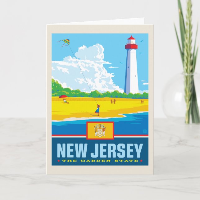 Carte Fierté de l'État | New Jersey (Devant)