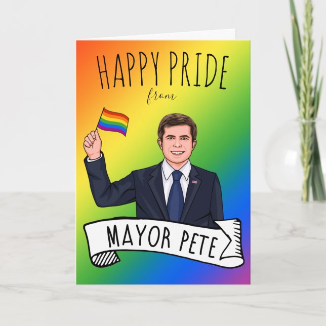 Carte Fierté du maire Pete (Devant)