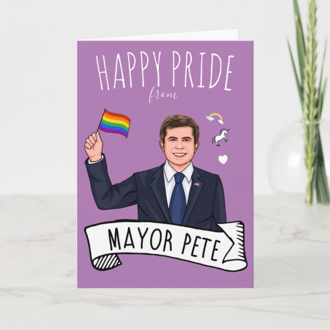 Carte Fierté du maire Pete (Devant)
