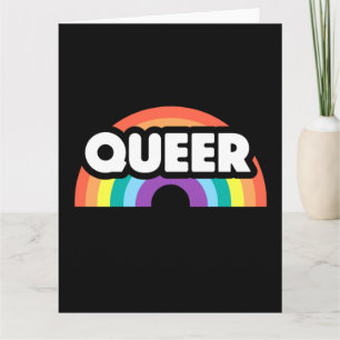 Carte fierté - L'amour arc-en-ciel gay est amour.