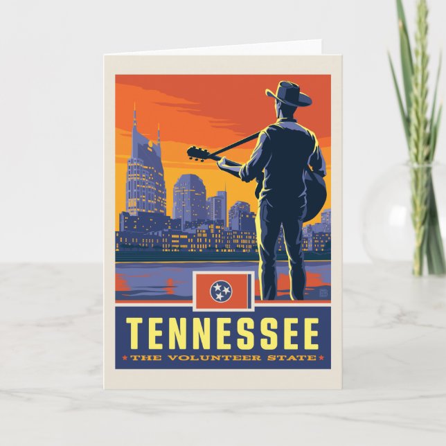 Carte Fierté | Tennessee d'état (Devant)