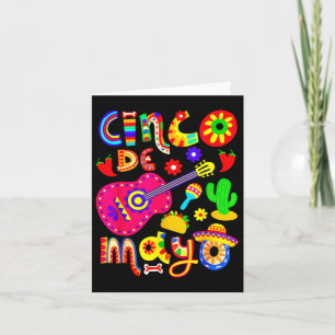 Carte Fiesta Mexicaine 5 De Mayo Femmes Hommes Filles