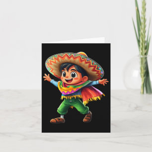 Carte Fiesta Poncho Cinco De Mayo Enfants Mexicains Cele
