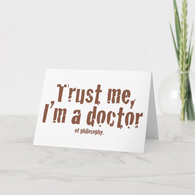 Carte Fiez-vous à moi, je suis médecin... (Devant)